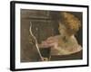 Jesse Steele Reading-John White Alexander-Framed Giclee Print