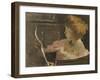 Jesse Steele Reading-John White Alexander-Framed Giclee Print