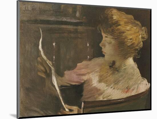 Jesse Steele Reading-John White Alexander-Mounted Giclee Print