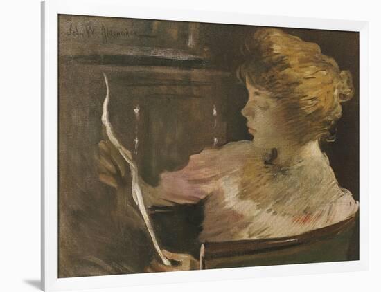 Jesse Steele Reading-John White Alexander-Framed Giclee Print