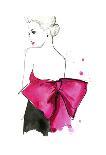 Pink Bow-Jessica Durrant-Stretched Canvas