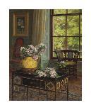 Azalea in a Japanese Bowl, with Chinese Vases on an Oriental Rug, in an Interior-Jessica Hayllar-Mounted Giclee Print