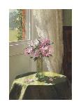 Azalea in a Japanese Bowl, with Chinese Vases on an Oriental Rug, in an Interior-Jessica Hayllar-Mounted Giclee Print