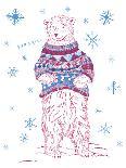 Winter Bear-Jessica Wilson-Mounted Giclee Print