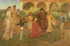 The Childhood of Dante-Jessie Macgregor-Mounted Giclee Print