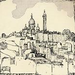 Montmartre and the Sacré-Coeur, 1915-Jessie Marion King-Giclee Print
