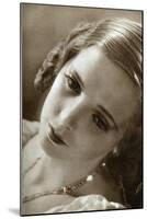 Jessie Matthews, British Actress, 1933-null-Mounted Giclee Print