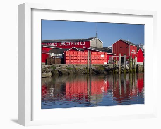 Jessie's Ilwaco Fish Company, Ilwaco, Washington, USA-Jamie & Judy Wild-Framed Premium Photographic Print