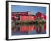 Jessie's Ilwaco Fish Company, Ilwaco, Washington, USA-Jamie & Judy Wild-Framed Photographic Print