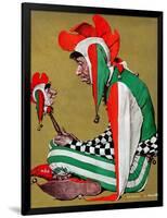 "Jester", February 11,1939-Norman Rockwell-Framed Giclee Print