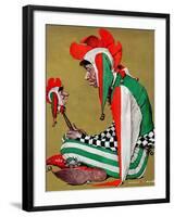 "Jester", February 11,1939-Norman Rockwell-Framed Giclee Print