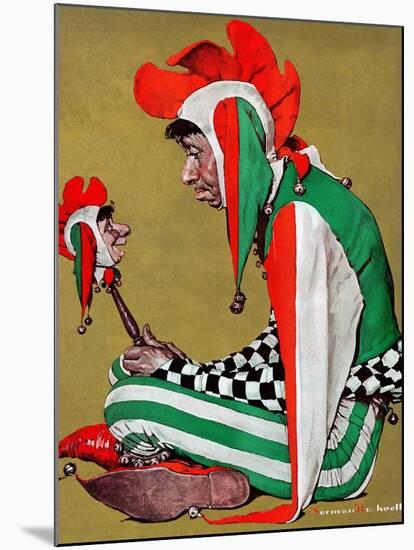 "Jester", February 11,1939-Norman Rockwell-Mounted Giclee Print