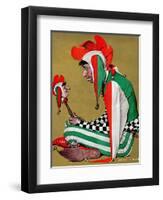 "Jester", February 11,1939-Norman Rockwell-Framed Giclee Print