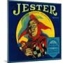 Jester Orange Label - Tustin, CA-Lantern Press-Mounted Art Print
