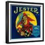 Jester Orange Label - Tustin, CA-Lantern Press-Framed Premium Giclee Print