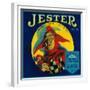 Jester Orange Label - Tustin, CA-Lantern Press-Framed Premium Giclee Print