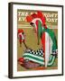 "Jester" Saturday Evening Post Cover, February 11,1939-Norman Rockwell-Framed Giclee Print