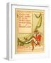 Jester Sits Reading A Calendar Holding A Puppet-Walter Crane-Framed Art Print