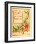 Jester Sits Reading A Calendar Holding A Puppet-Walter Crane-Framed Art Print