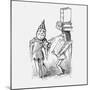 Jester Tickling a Man Carrying Books, 1867-null-Mounted Giclee Print