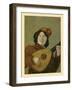 Jester With Lute-Maud & Miska Petersham-Framed Art Print