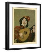 Jester With Lute-Maud & Miska Petersham-Framed Art Print