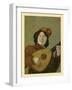 Jester With Lute-Maud & Miska Petersham-Framed Art Print