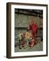 Jesters Playing Cochonnet, 1868-Eduardo Zamacois y Zabala-Framed Giclee Print