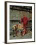 Jesters Playing Cochonnet, 1868-Eduardo Zamacois y Zabala-Framed Giclee Print