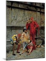 Jesters Playing Cochonnet, 1868-Eduardo Zamacois y Zabala-Mounted Giclee Print