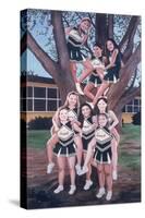 Jesuit Cheerleaders in a Tree, 2002-Joe Heaps Nelson-Stretched Canvas