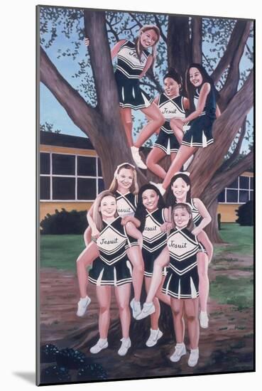 Jesuit Cheerleaders in a Tree, 2002-Joe Heaps Nelson-Mounted Giclee Print