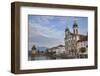 Jesuit Church in Lucerne, Switzerland.-Michele Niles-Framed Photographic Print