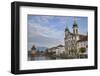 Jesuit Church in Lucerne, Switzerland.-Michele Niles-Framed Photographic Print