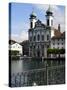 Jesuit Church, Luzern, Switzerland, Europe-Richardson Peter-Stretched Canvas