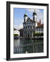 Jesuit Church, Luzern, Switzerland, Europe-Richardson Peter-Framed Photographic Print