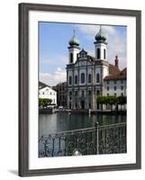 Jesuit Church, Luzern, Switzerland, Europe-Richardson Peter-Framed Photographic Print