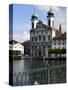 Jesuit Church, Luzern, Switzerland, Europe-Richardson Peter-Stretched Canvas