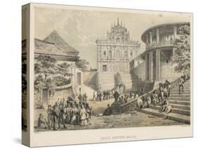 Jesuit Convent, Macao, 1855-Wilhelm Joseph Heine-Stretched Canvas
