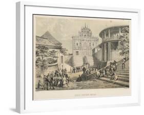 Jesuit Convent, Macao, 1855-Wilhelm Joseph Heine-Framed Giclee Print