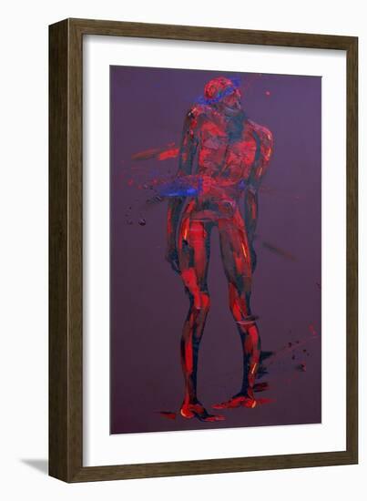 Jesus Accepts His Cross - Station 2-Penny Warden-Framed Giclee Print