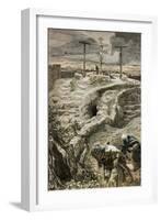 Jesus Alone on the Cross-James Tissot-Framed Giclee Print