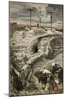 Jesus Alone on the Cross-James Tissot-Mounted Giclee Print