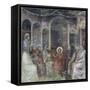 Jesus Among the Doctors-Giotto di Bondone-Framed Stretched Canvas