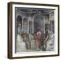 Jesus Among the Doctors-Giotto di Bondone-Framed Giclee Print