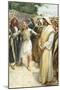 Jesus and a Blind Man-null-Mounted Giclee Print