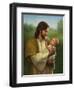 Jesus and Baby-David Lindsley-Framed Giclee Print