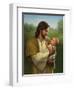 Jesus and Baby-David Lindsley-Framed Giclee Print