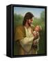 Jesus and Baby-David Lindsley-Framed Stretched Canvas