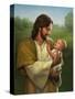 Jesus and Baby-David Lindsley-Stretched Canvas